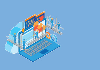 PC用webサイトを構築する人々