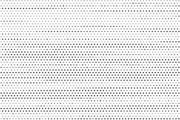 Aufkleber - Monochrome Dots Background. Fade Texture. Vintage Pop-art Backdrop. Grunge Black and White Overlay. Vector illustration