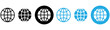 © Vriezel - globe icon set. world web icon collections symbol sign, vector illustration