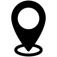 Fototapete - location icon, pin map location position icon PNG image