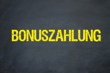 Canvas Print - Bonuszahlung	