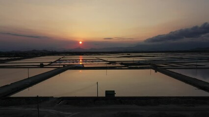 Wall Mural - Hon Khoi salt field, Khanh Hoa, Vietnam