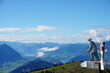 © Wanmai - Old man and young man are hiking in different direction to Mount Rigi (Queen of the mountains).