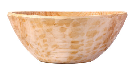 Wall Mural - handmade carved wooden bowl