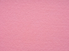 Texture Of Soft Pink Felt Material Close-up. Handicraft Concept, Crafts, DIY, Do It Yourself. Top View, Flat Lay, Layout, Place For Text. For Shops With Goods For Creativity Patchwork Or Art Work.