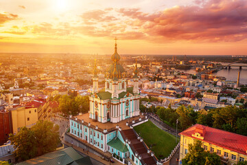 Wall Mural - St Andrew's Church in Kyiv