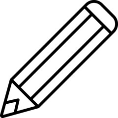 Poster - Writing Pencil Line Icon. Perfect for stores, internet shops, UI, design, articles, books