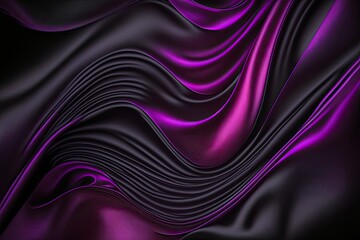 Dark purple pink silk satin background. The rich plum color and silky texture of satin create a sophisticated and glamorous look, perfect for high-end designs or any project that needs a luxurious.