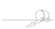 © OneLineStock - contiuous line drawing of spilled coffee from mug