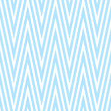 Light Blue Zigzag Seamless Pattern. Chevron Fabric Texture. Abstract Zig Zag Background. Repeating Wallpaper.