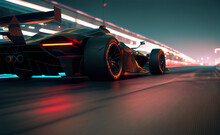 Side F1 On Hightwayblack Racing Car At Night Backgrou  1 4.jpg
