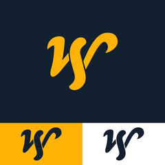Aufkleber - letter W shape logo template with abstract wings, logo with modern and futuristic style vector eps format