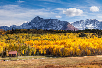 Wall Mural - Mount Wilson in Colorado's San Juan Mountains at autumn