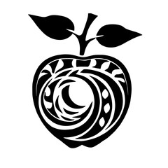 Wall Mural - Tribal Apple