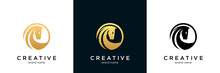 Horse Head Logo Design. Linear Style Luxury Icon Vector Illustration.