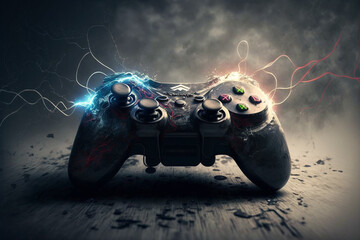 game controller more power in dramatic scenes, Generative AI