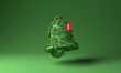 © Westend61 - Notification bell icon covered with plants against green background