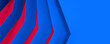 © Westend61 - Geometric shapes on an abstract blue and red background