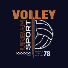 Wall Mural - VOLLEYBALL,  Vector illustration perfect for designing t-shirts, shirts, hoodies etc