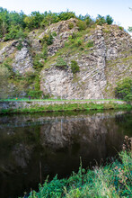 Hamerske vrasy and Dyje river near Vranov nad Dyji in Podyji national park in Czech republic