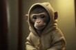 cool monkey in jogging suit