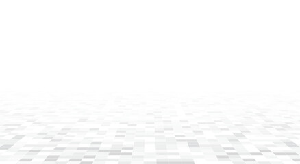 Poster - gray tile floor perspective background