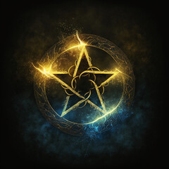 Poster - Abstract star logo