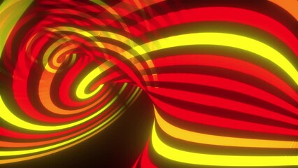 Poster - Rotation lines. Computer generated 3d render