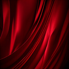 Luxury red silky velvet background 