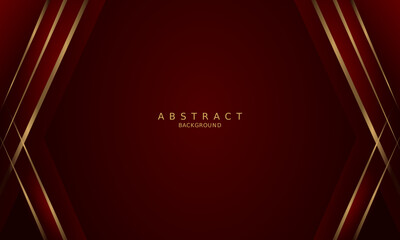  dark red luxury premium background and gold line.