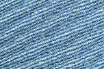 Wall Mural - Blue jeans texture. Fabric structure background. Clothing textile pattern. Closeup fashion material. Closeup textile background. Apparel clothes. Casual wear. Knit pattern. Blue fabric texture.