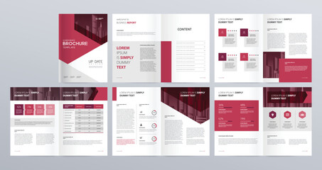 Aufkleber - layout template for company profile ,annual report , brochures, flyers, leaflet, magazine, book with cover page design	