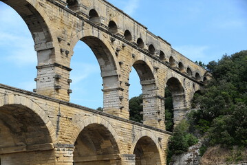 Sticker - Pont du Gard, Provence, Frankreich