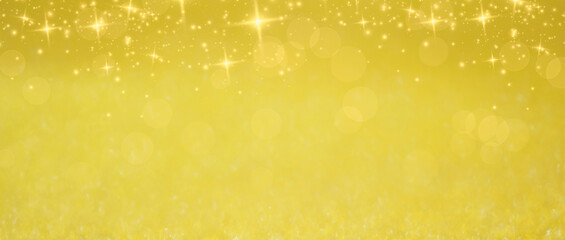 Poster - Luxury gold glitter with bokeh background, de-focused. concept for chrismas, holiday, happy new year, decoration.