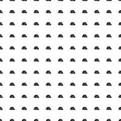 Poster - Square seamless background pattern from geometric shapes. The pattern is evenly filled with big black printed circuit boards. Vector illustration on white background