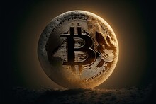 Bitcoin, Moon, Coin, Money, Currency, Cash, Coins, Finance, Old, Metal, Business, Gold, Silver, Bank, Ancient, Two, One, Copper, Vintage, Pound, Symbol, Change, Euro
