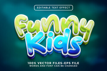 Poster - Funny Kids Editable Text Effect