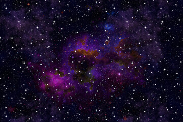 Wall Mural - Cosmic interstellar background  - starlet universe backdrop -  galaxy nebulosity space
