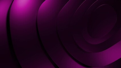 Poster - Purple and red bright background. Design. Circles of different sizes circled slowly rotate around in a cartoon abstraction.