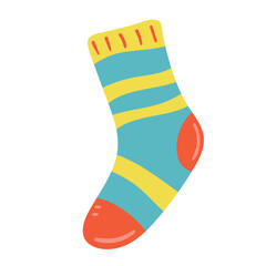 Sticker - sock multicolor clothes