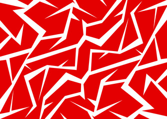 Poster - Abstract background with geometric crack line pattern