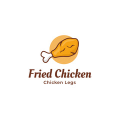 Canvas Print - Chicken logo design. Fried chicken and Restaurant logo concept. Vector logo template. Fried chicken logo design vector illustration. 