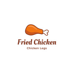 Canvas Print - Chicken logo design. Fried chicken and Restaurant logo concept. Vector logo template. Fried chicken logo design vector illustration. 