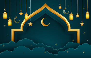 Ramadan Kareem Islamic Background