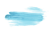 Light Blue Shiny Brush Isolated On Transparent Background Light Blue Watercolor Png