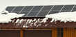 Solar panels on the roof.