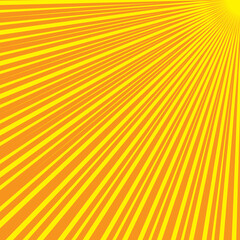 Sticker - The yellow summer sun background