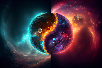 Wall Mural - our unique universe