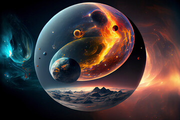 Wall Mural - our unique universe