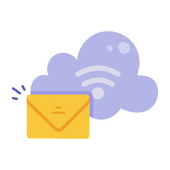 Wall Mural - cloud mail